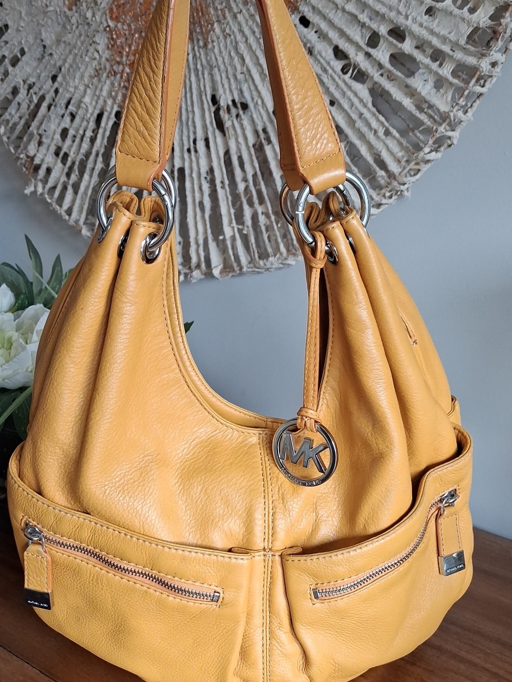 Michael Kors Large Layton Marigold Hobo Bag